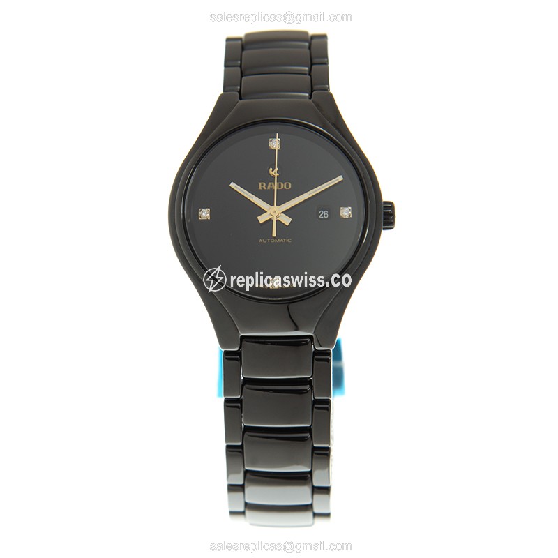 Rolex R27242712 Replica - Automatic - Ceramic Case - Black Dial - Black Ceramic Strap - View 2