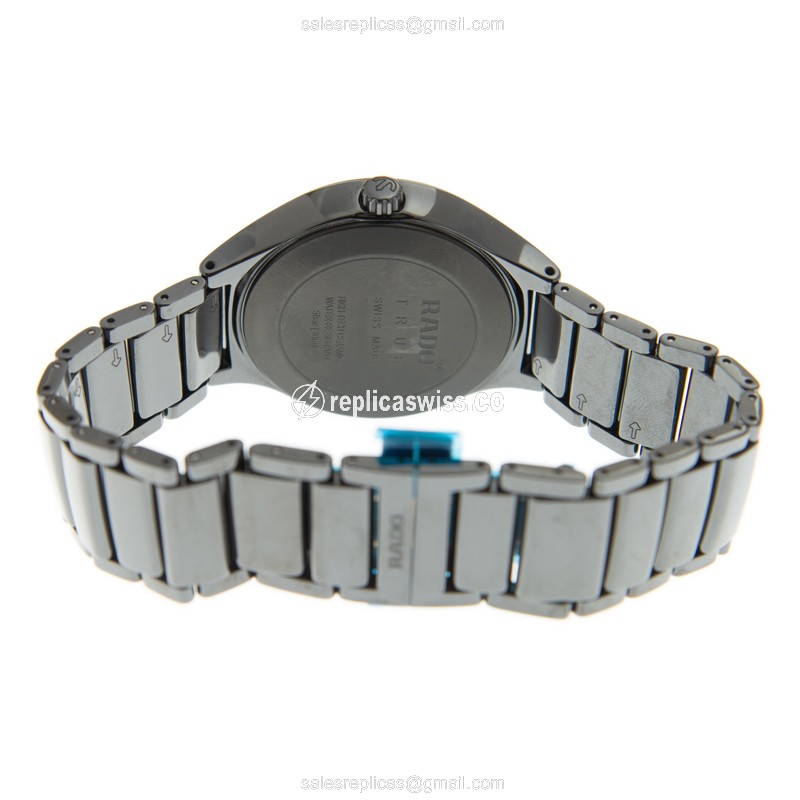 Rado TRUE Replica Watch - Automatic - Ceramic - Black Dial - View 3