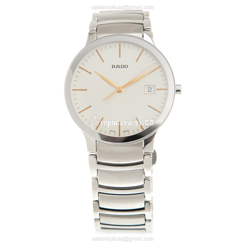 Centrix R30927123 Quartz - Stainless Steel Case - White Dial - Silver Steel Strap - View 2