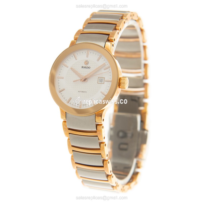 Rolex R30954123 Centrix - Automatic - Gold-Plated - Stainless Steel - White Dial - View 3