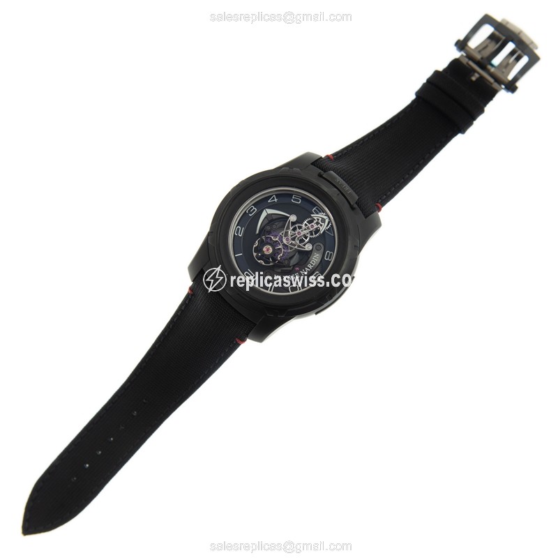 Ulysse Nardin 2053-132/BLACK FREAK - Manual Wind - Titanium Case - Black Canvas Strap - View 2