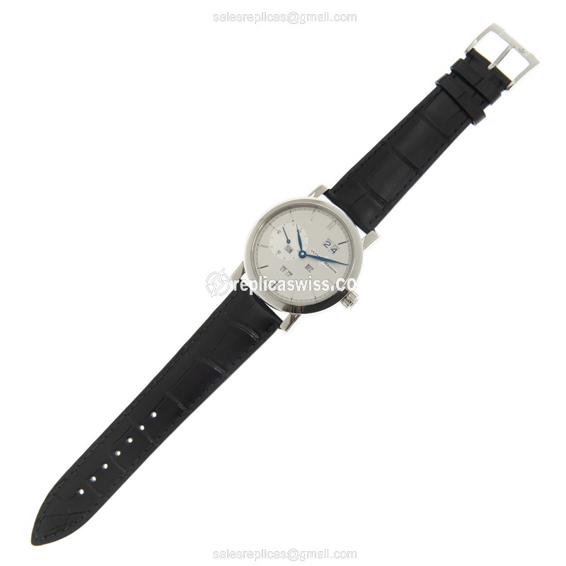 Ulysse Nardin CLASSIQUE Replica - Automatic - Stainless Steel - White Dial - Black Alligator Strap - View 2