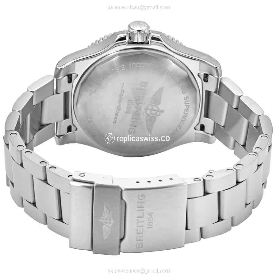 Breitling A17367021I1A1 SuperOcean - Auto - Yellow Dial - Steel Case & Band - View 3