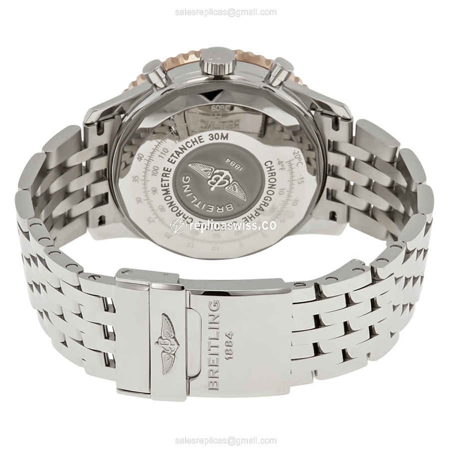 Breitling U13324211B1A1 NAVITIMER 1 - Automatic - Steel - Black - Silver Band - View 3
