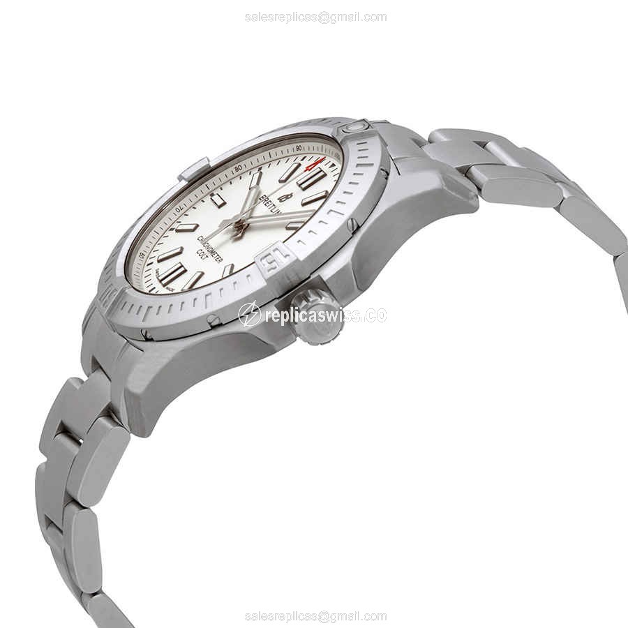 Breitling Challenger Replica - Automatic - Steel - Silver Dial - View 2
