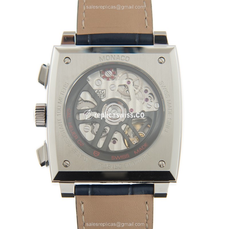 Tag Heuer Monaco Replica - Automatic - Steel - Blue Dial - 40mm - View 3