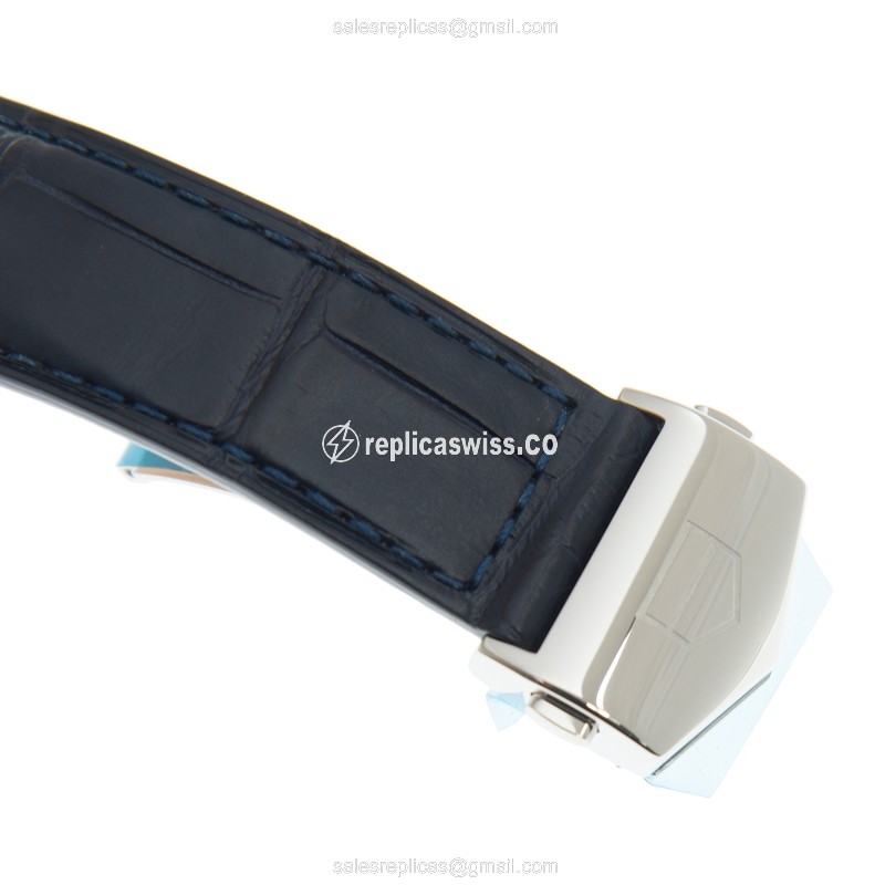 Tag Heuer Monaco Replica - Automatic - Steel - Blue Dial - 40mm - View 4