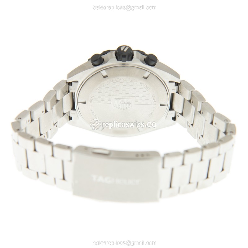 Tag Heuer Formula 1 Replica - Quartz - Steel Case - Black - Silver Steel Band - View 4