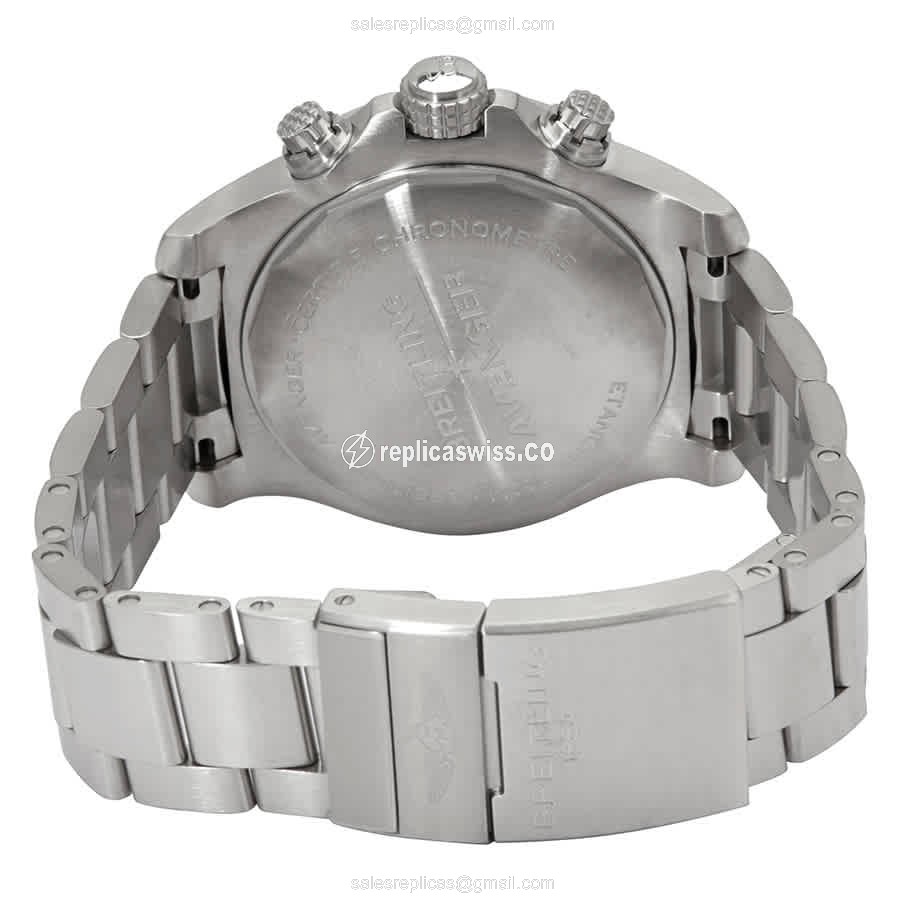 Breitling Avenger II - Automatic - Steel - Black - Silver Steel Clasp - View 3