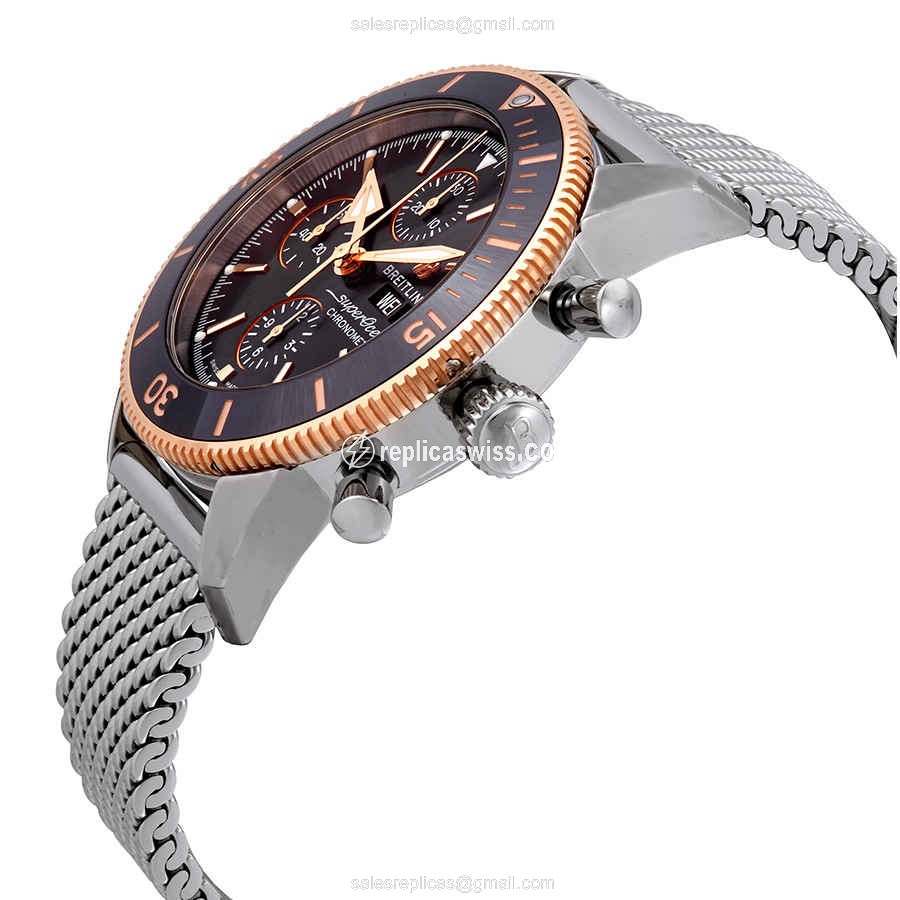 Breitling Superocean Heritage Replica - Automatic - Stainless Steel Case - Black Dial - View 2