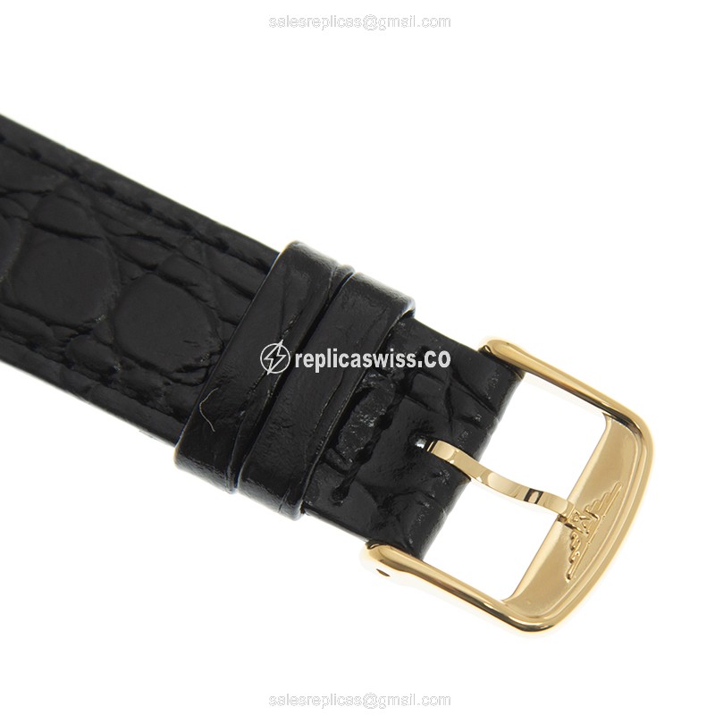 Longines Presence Replica - Automatic - Gold Plated - Stainless Steel Case - White Dial - View 4