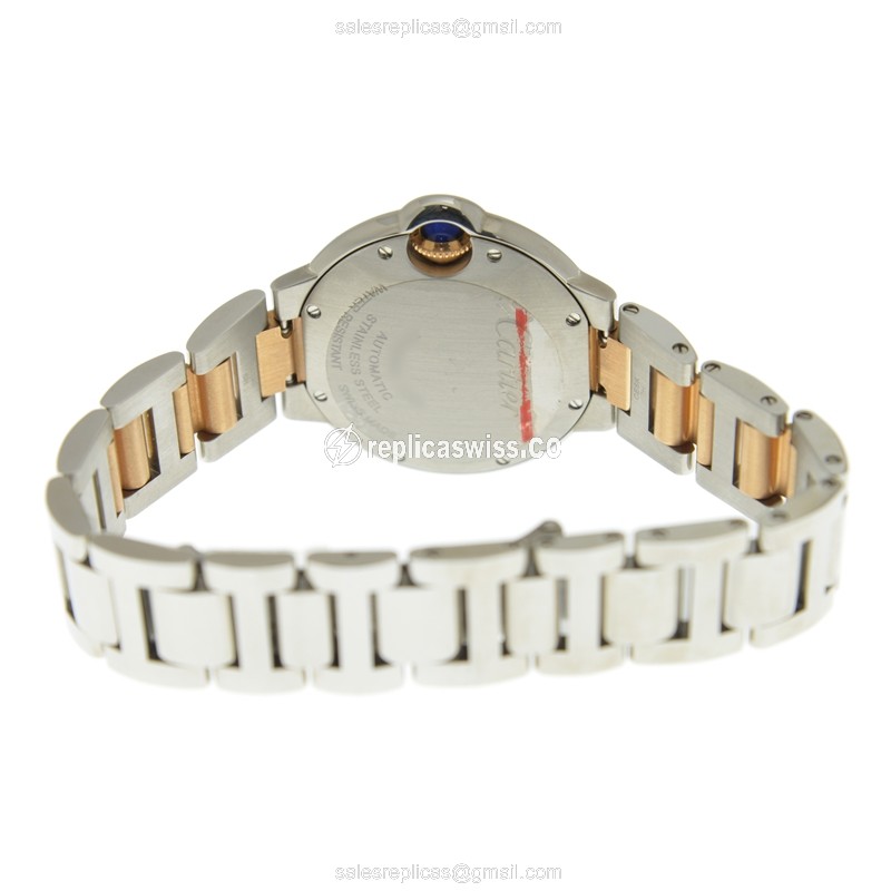 Cartier Ballon Bleu Replica - Automatic - Steel - Pink Dial - View 4