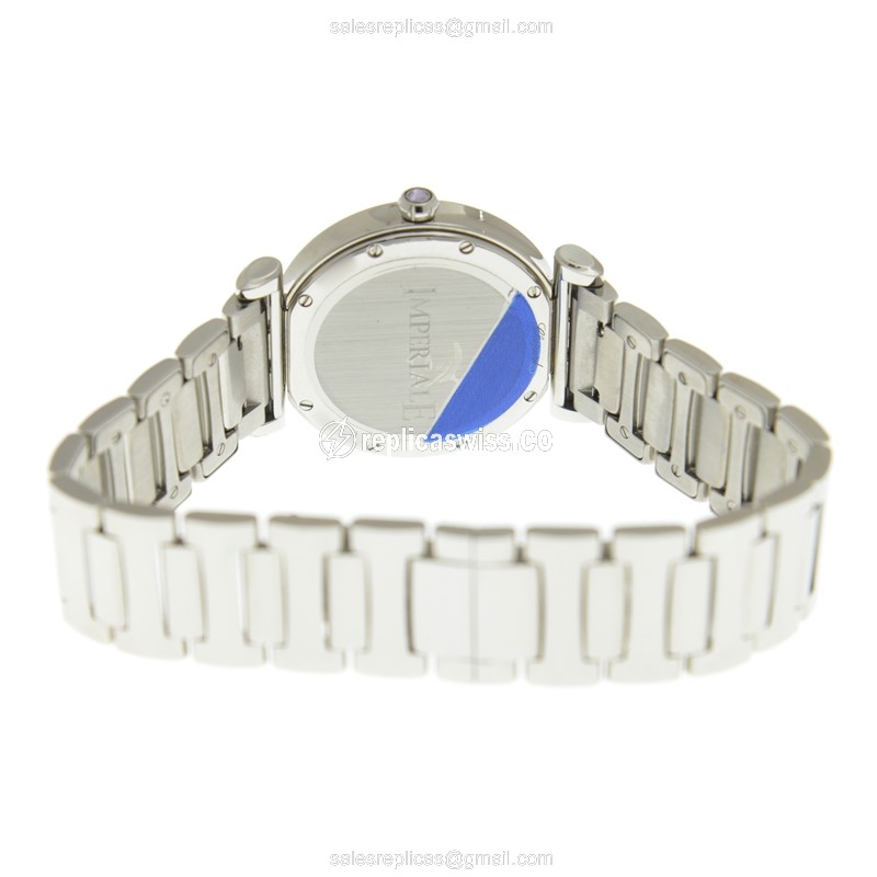Chopard Imperiale Quartz Watch - Stainless Steel - Silver Dial - Silver Band - Clasp - View 4