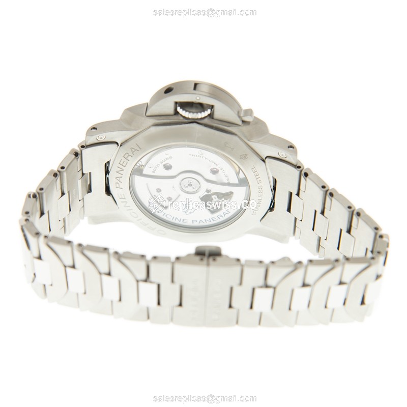 Panerai Luminor Marina Replica - Automatic - Blue Dial - Steel - View 4