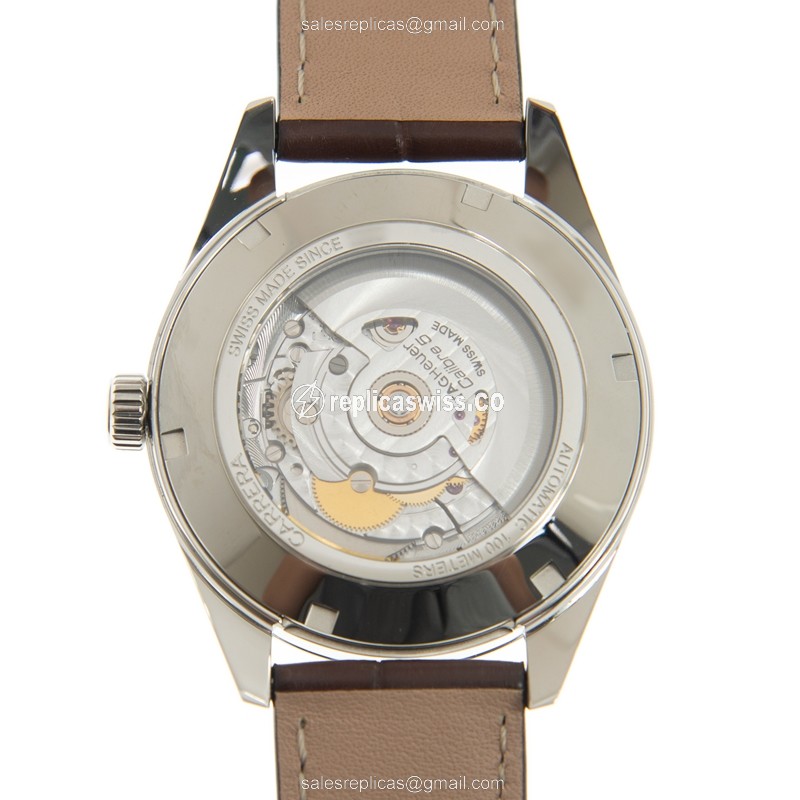 Tag Heuer Carrera Replica - Automatic - Steel - White Dial - View 3
