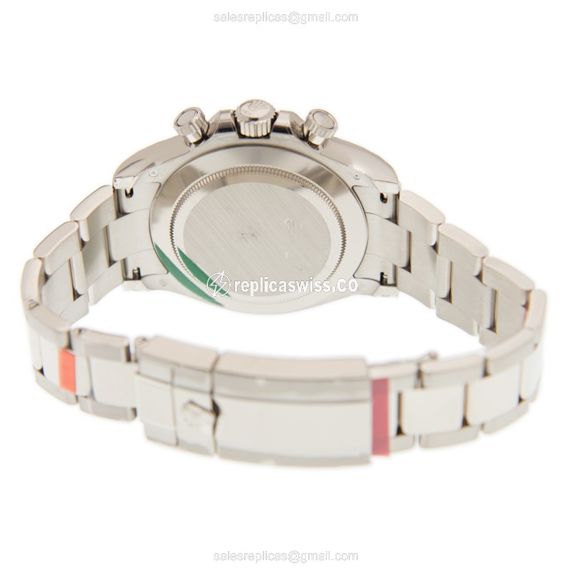Rolex Daytona Replica - Automatic - 18kt Gold - Gray Dial, Silver Clasp - View 4