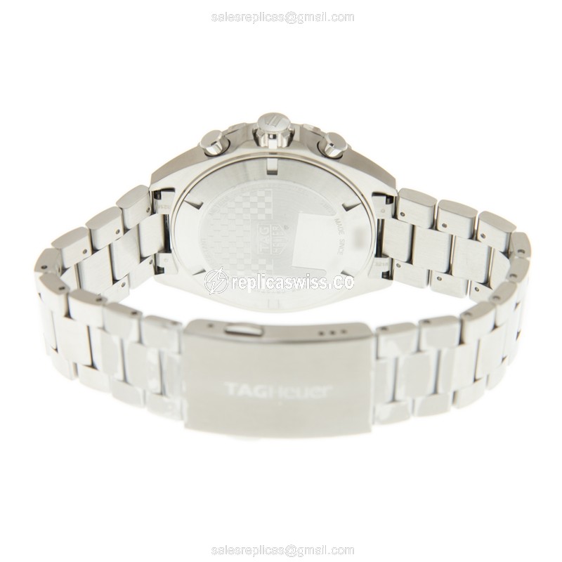 Tag Heuer Formula 1 Quartz - Blue Dial - Silver Steel - Automatic Clasp - View 4