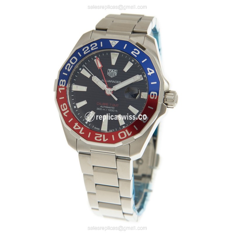 Tag Heuer Aquaracer Replica Watch - Automatic - Steel - Black Dial - View 3