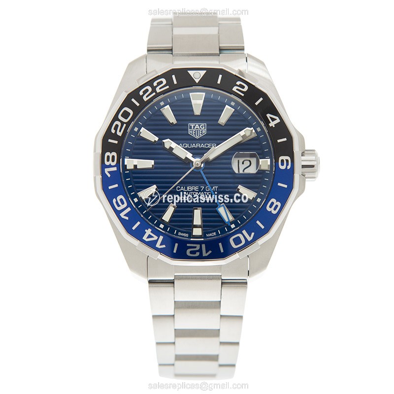 Tag Heuer AQUARACER Replica - Automatic - Blue Dial - Steel Case & Band - View 2
