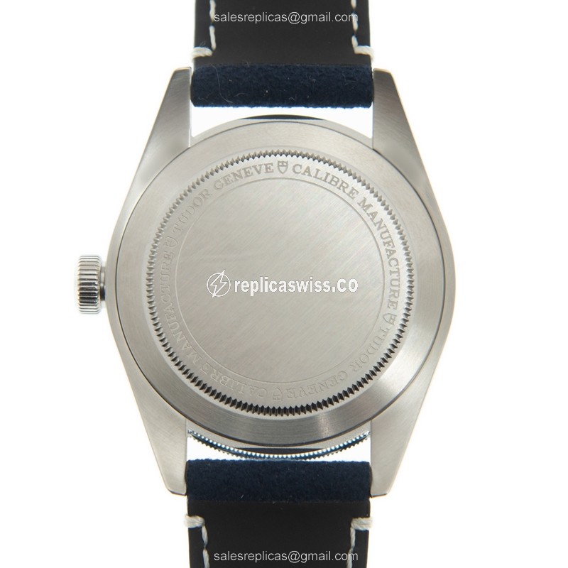 Tudor Black Bay 1958 - Automatic - Steel - Blue Dial - Leather Strap - View 3