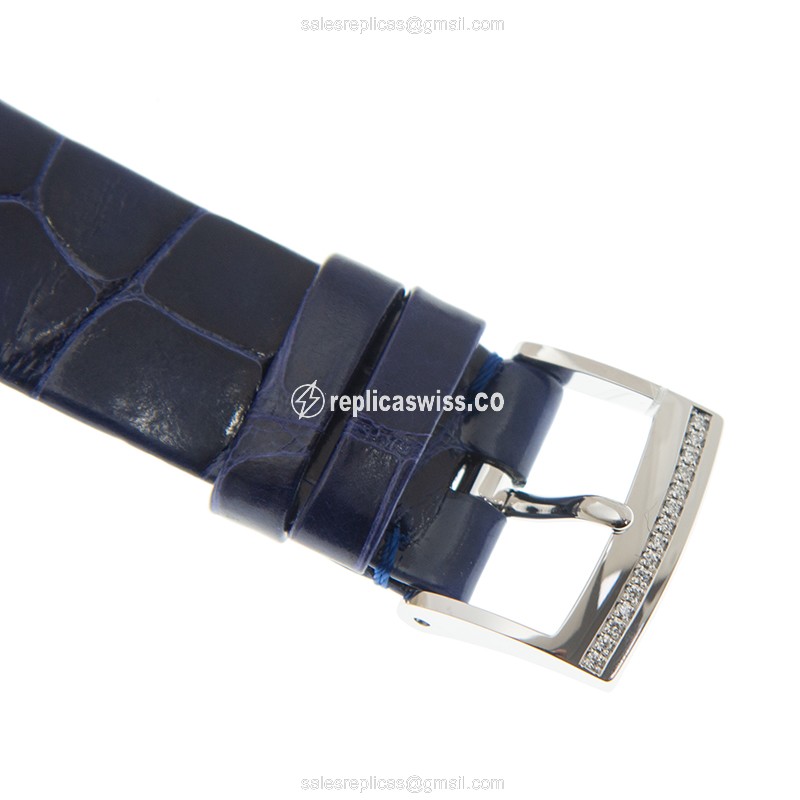 Piaget LIMELIGHT GALA Quartz - 18kt White Gold - Blue Dial - Diamond - Buckle Clasp - View 4