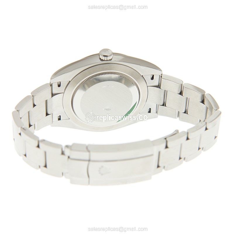 Rolex 124300-0003 Replica - Automatic - Steel Case, Blue Dial on Silver Strap - View 4
