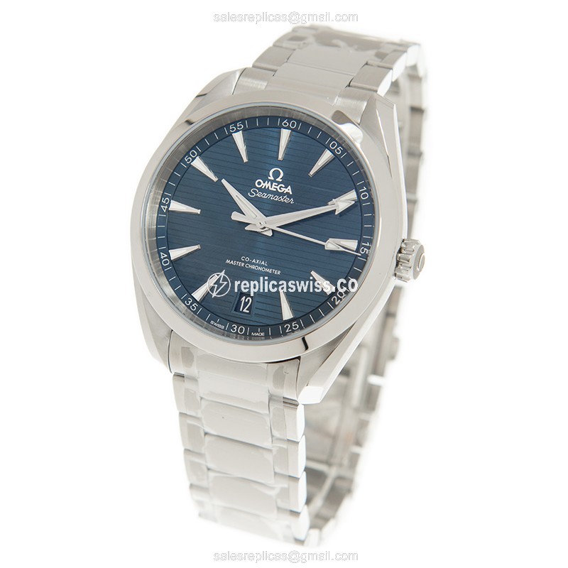 Omega Seamaster Automatic - Steel Case, Blue Dial, Silver Clasp, Steel Strap - View 3
