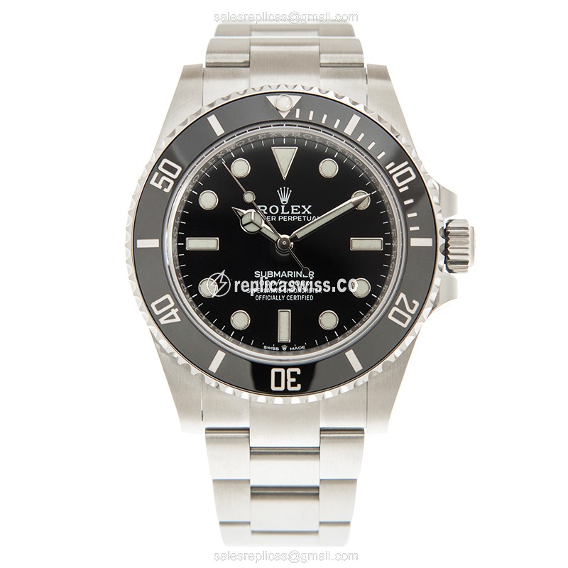 Rolex Submariner Replica - Automatic - Steel - Black Dial - Silver Clasp - View 2