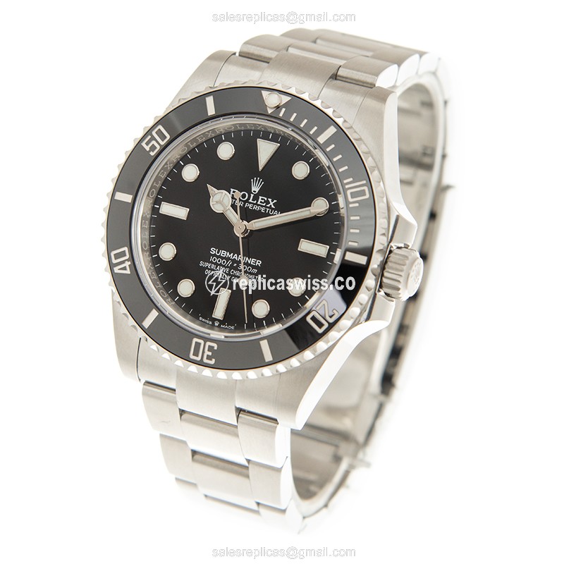Rolex Submariner Replica - Automatic - Steel - Black Dial - Silver Clasp - View 3