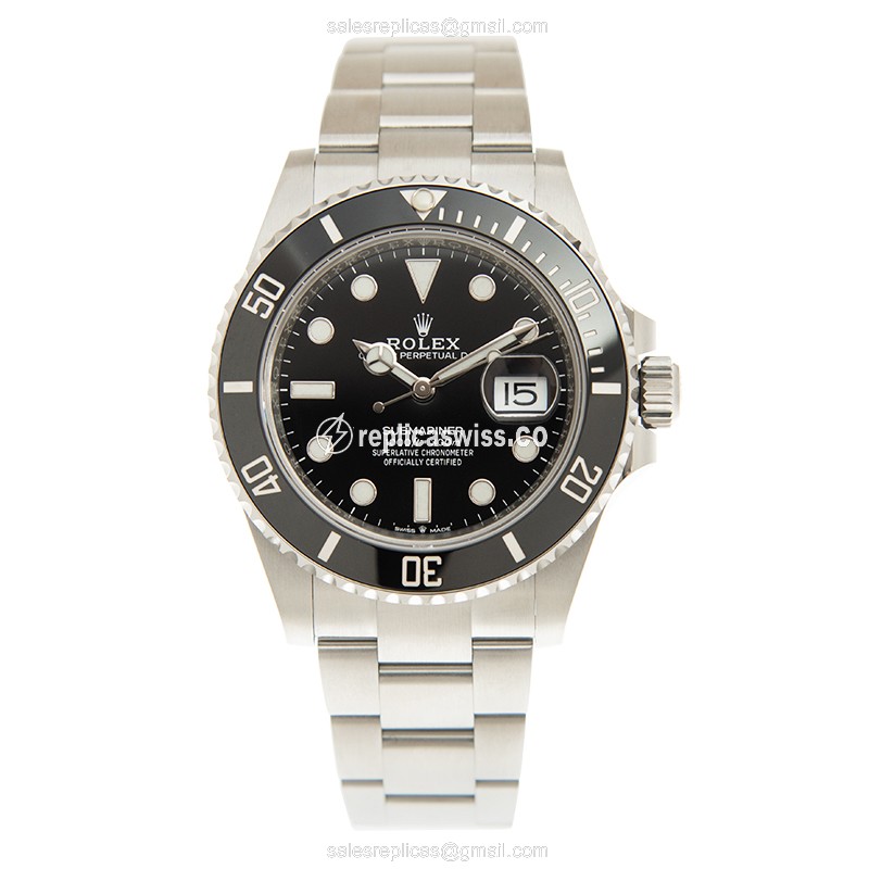 Rolex Submariner 126610LN Replica - Automatic - Stainless Steel - Black Dial, Silver Band - View 2