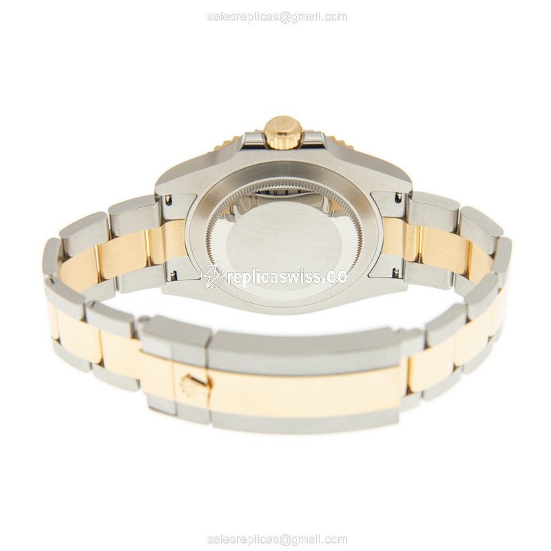 Rolex Submariner Replica - Automatic - Gold & Steel - Black Dial - View 4