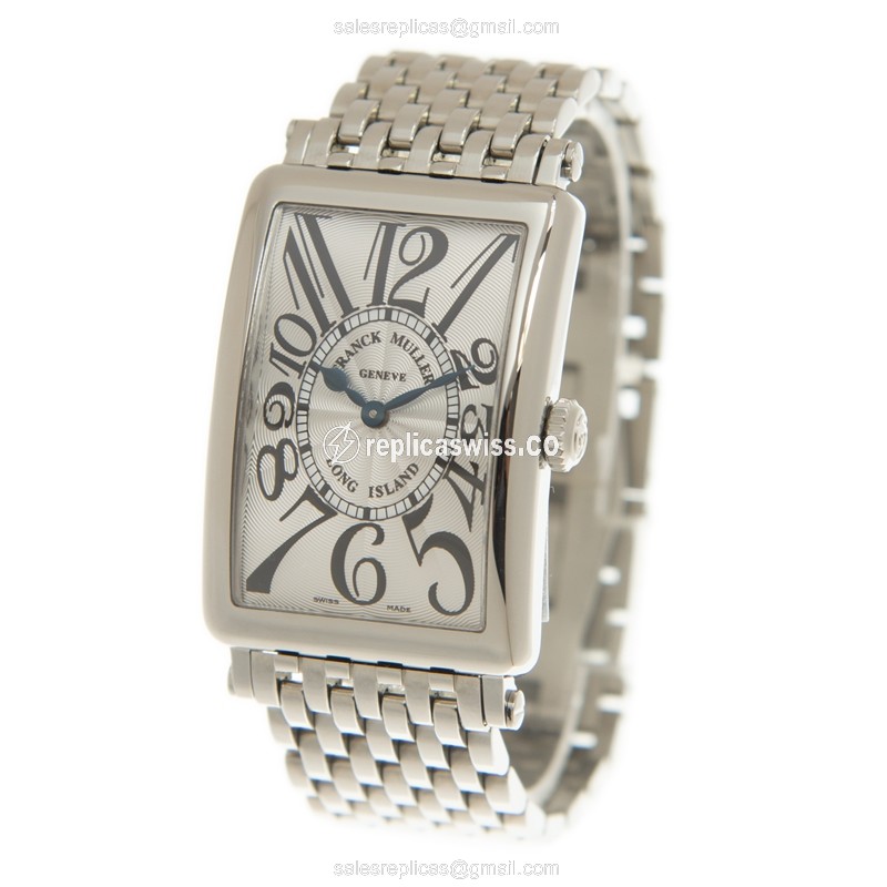 Franck Muller 952 QZ O Long Island Quartz - Stainless Steel Case & Band - View 3