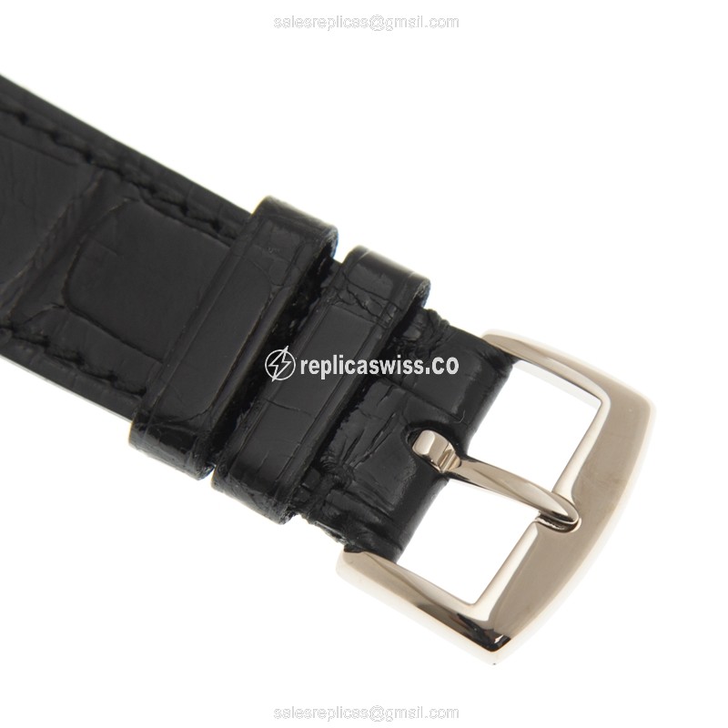 Franck Muller 952 QZ HO Replica - Quartz - 18kt White Gold - Silver Dial - Buckle Clasp - View 4
