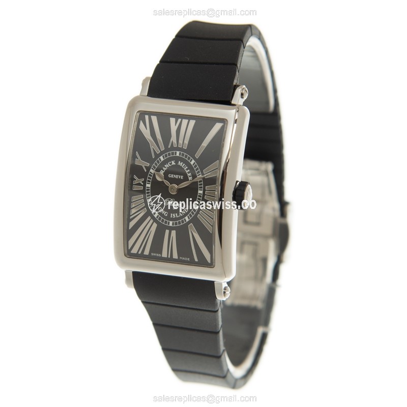 Franck Muller Long Island Replica - Quartz - Steel - Black - View 3