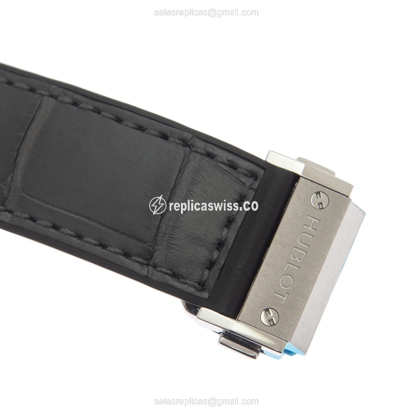 Hublot Classic Fusion Replica - Automatic - Titanium - Diamond - Dark Grey Dial - View 4