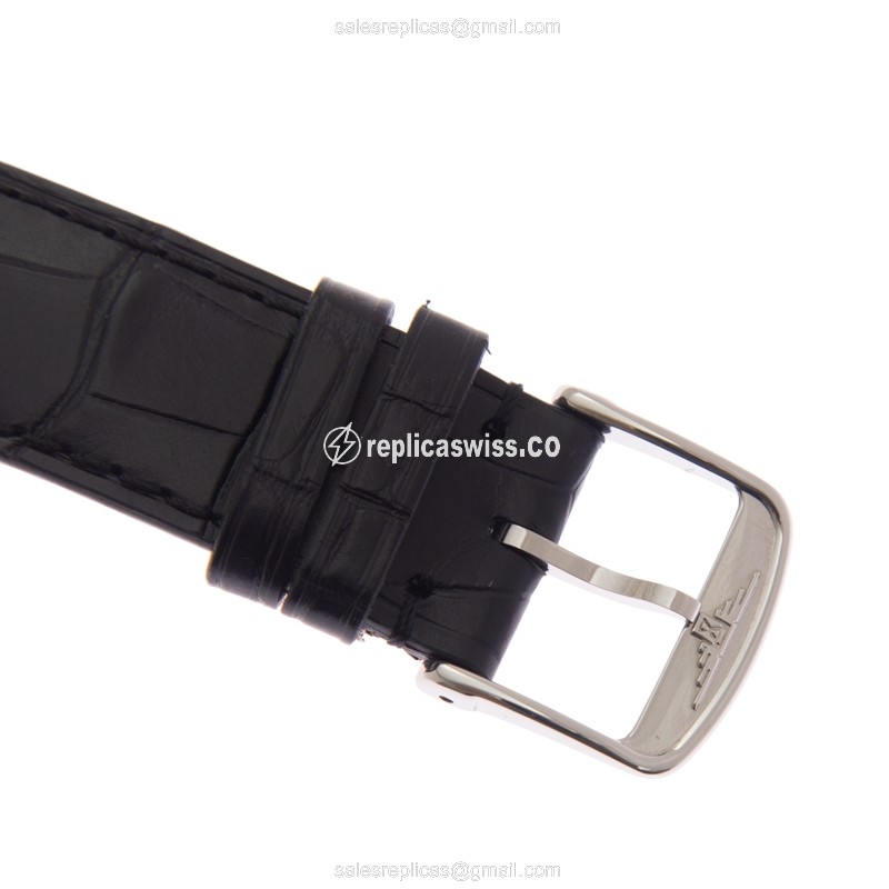 Longines Dolce Vita Replica - Automatic - Silver Dial on Leather Strap - View 4