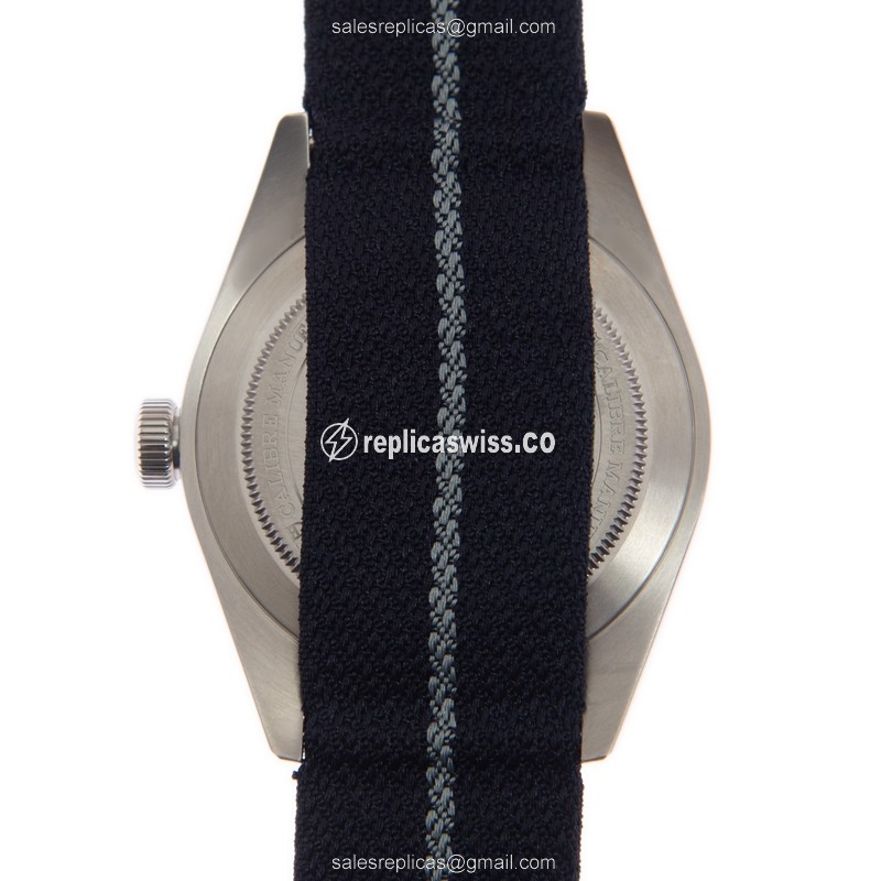 Tudor Black Bay 1958 Replica - Auto - Steel - Blue Canvas - View 3