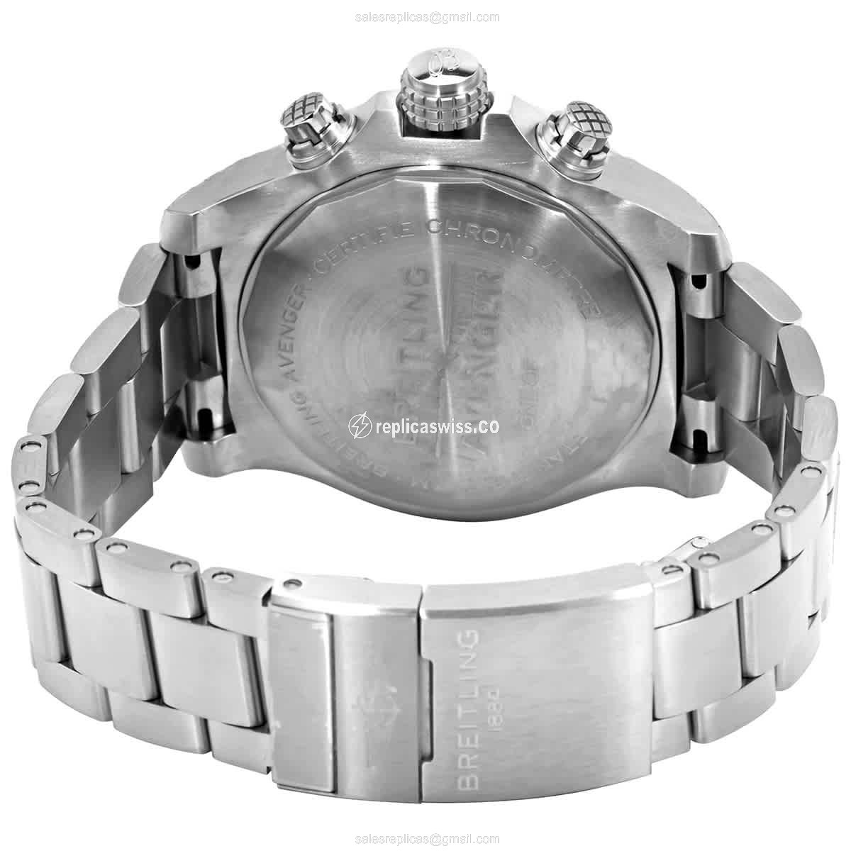 Breitling A133751A1A1A1 Replica - Automatic - Steel Case - White Dial - Silver Steel Strap - View 3