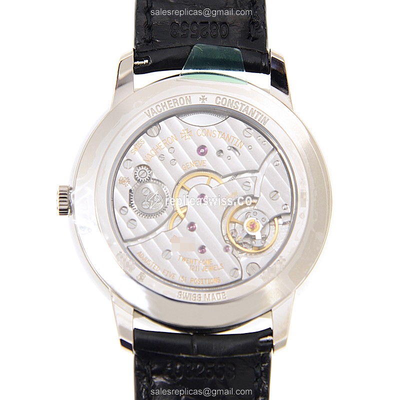 Vacheron Constantin Replica - Patrimony - Hand Wind - White - View 3
