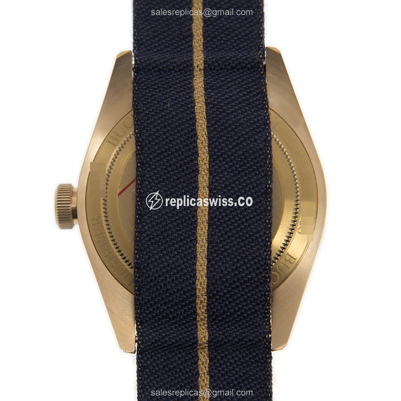 Tudor Black Bay Bronze - Automatic - Bronze Case - Blue Dial - Canvas Blue Strap - View 3