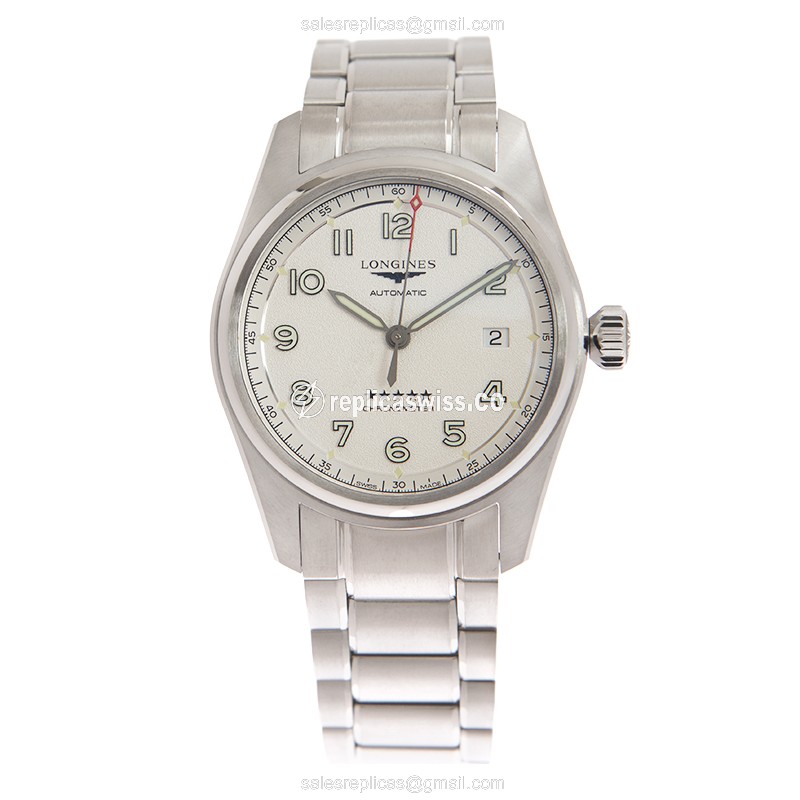 Rolex L3.810.4.73.9 Replica | Automatic | Steel Case, White Dial | Silver Steel Strap - View 2