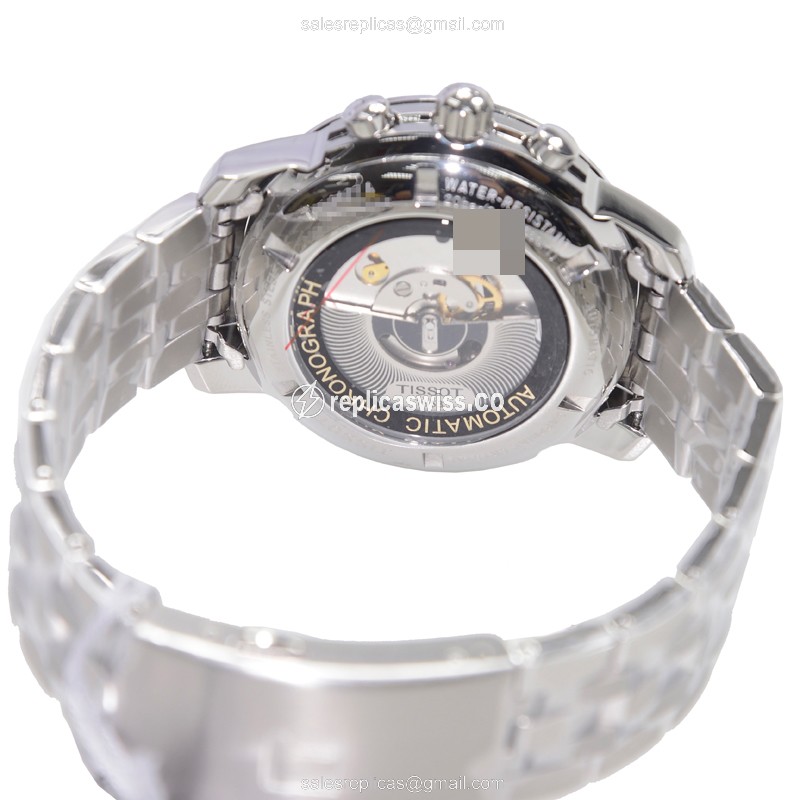 Tissot T-SPORT Automatic - Black Dial - Steel Case - Silver Strap - View 4