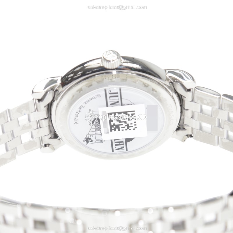 Automatic Tissot T95.1.483.91 Replica - Silver Steel Case - Silver Dial - Steel Strap - View 4