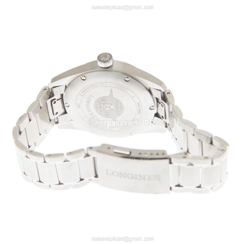 Longines Spirit Replica - Automatic - Steel Case - Blue Dial, Silver Clasp - View 4