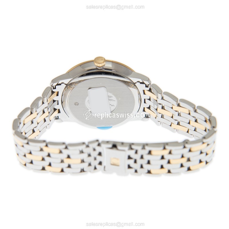 Omega De Ville Replica - Automatic - 18kt Gold & Steel - Gray Dial - Gold Clasp - 40mm - View 4