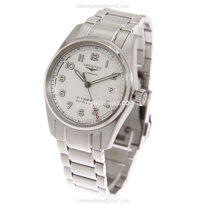 Rolex L3.810.4.73.9 Replica | Automatic | Steel Case, White Dial | Silver Steel Strap - View 3