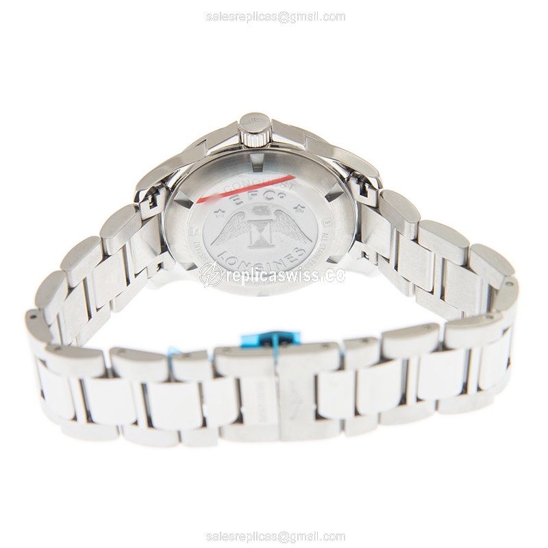 Longines Conquest Replica - Automatic - Steel - White Dial - View 4