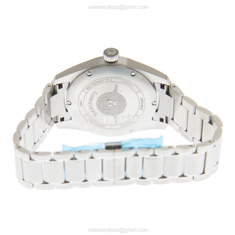 Longines Spirit Replica Watch - Auto - Steel - Silver - View 4