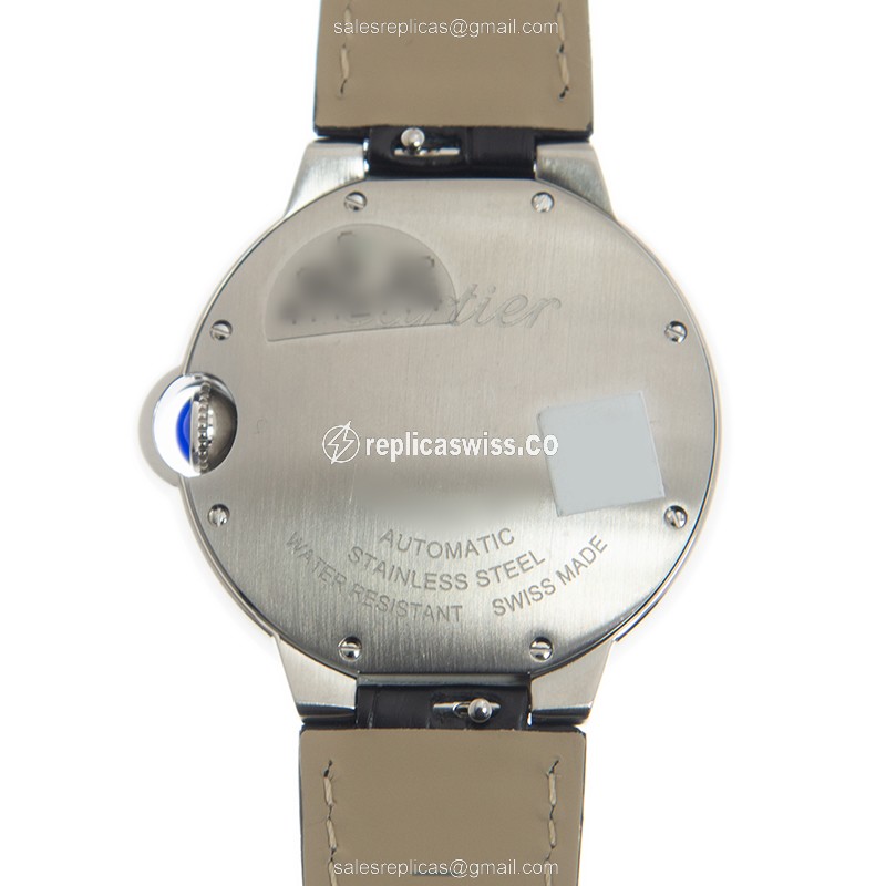 Cartier Ballon Bleu Watch - Automatic - Steel - Silver Dial - View 3