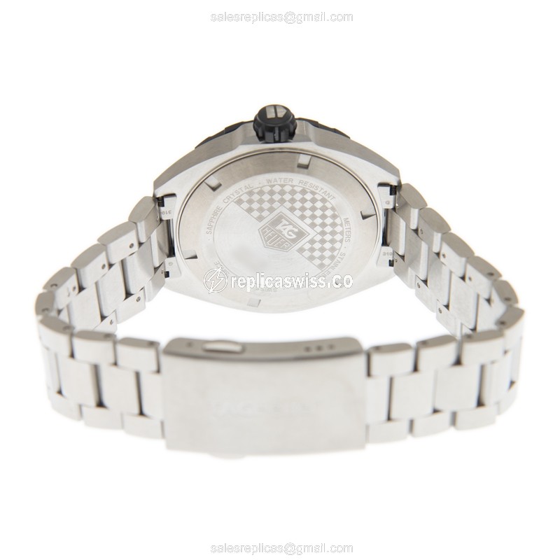 Formula 1 Tag Heuer WAZ1110.BA0875 Quartz - Black Dial - Silver Steel - Clasp - View 4
